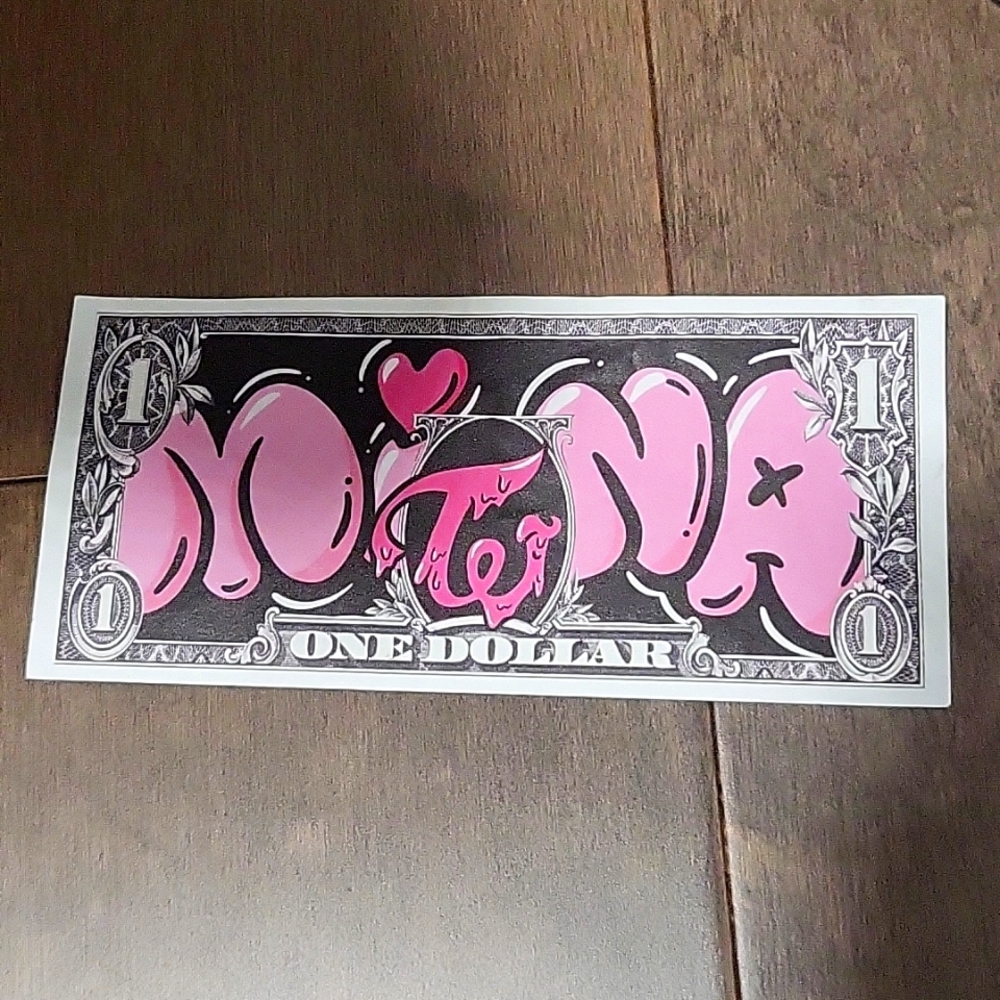 Mina confetti dollar